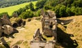 ZvÃÂ­Ãâ¢etice - Renaissance chateau and castle ruin Royalty Free Stock Photo